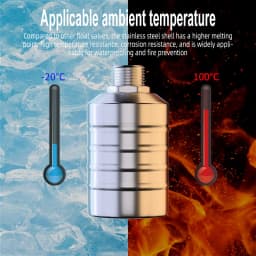 Float Valve for Toilet Tank Water Level Control Universal Flush Valve with Ballast Compensating Structure