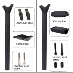 ELITAONE Fiber Carbon Bicycle Seatpost MTB/Road Bike Seat Post UD Matt 27.2/30.9/31.6mm Bicycle Parts