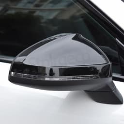 Premium Matte Silver Mirror Covers For Audi A4 B9 8W S4 RS4 A5 S5 RS5 2017-2023 Black Carbon Replacement side mirror housings