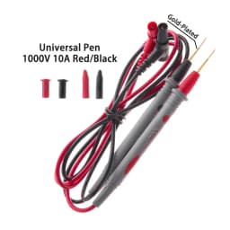 1 Pair 1000V 10/20A Ammeter Test Cord Useful Universal Multimeter Multi Meter Voltmeter Lead Probe Wire Pen Cable XL830L Digital