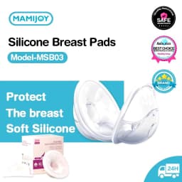 MAMIJOY MSB03 2pcs Wearable Milk Saver for Breastfeeding Manual Breastmilk Collector Silicone Breast Shell Milk Collection Cup