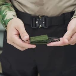 Carabiner High Strength Nylon Key Hook MOLLE Webbing Buckle Hanging System Belt Buckle Hanging Camping Hiking Accessories