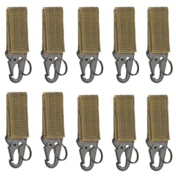 Carabiner High Strength Nylon Key Hook MOLLE Webbing Buckle Hanging System Belt Buckle Hanging Camping Hiking Accessories