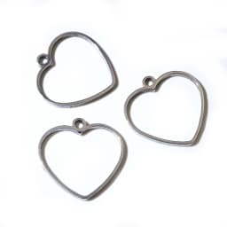 10pcs Oval Round Heart Moon Geometric Shape Stainless Steel Frame Bezel Rings For DIY Neckalce Pendant Charms Jewelry Makings