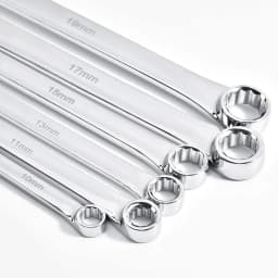 EZARC Extra Long Double Ring Box End Spanner Aviation Wrench Strong Power Less Effort Metric 8-10 9-11 12-13 14-15 16-17 18-19mm