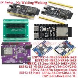 ESP32-S3 Development Boards with Expansion Adapter Kit 2.4G Wifi BT Module ESP32-S3-WROOM-1 N8R2/8 N16R8 44Pin Type-C ESP32S3