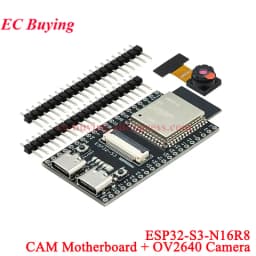 ESP32-S3 Development Boards with Expansion Adapter Kit 2.4G Wifi BT Module ESP32-S3-WROOM-1 N8R2/8 N16R8 44Pin Type-C ESP32S3