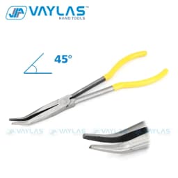 11 Inch Straight Tip 25 45 90 Degree Bent O Shape Multi-functional Needle Nose Plier Mechanics Hand Tools