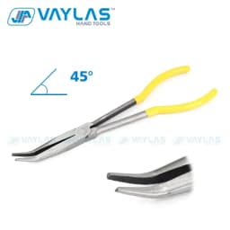 11 Inch Straight Tip 25 45 90 Degree Bent O Shape Multi-functional Needle Nose Plier Mechanics Hand Tools