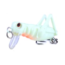 Fishing Lure 35mm 3g Grasshopper Insect Bait Flying Lure Hard Bait Realistic Artificial Bait Bass With 10 # Hooks Fishing Bait