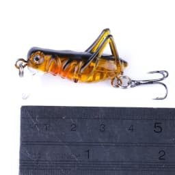 Fishing Lure 35mm 3g Grasshopper Insect Bait Flying Lure Hard Bait Realistic Artificial Bait Bass With 10 # Hooks Fishing Bait