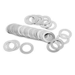 0.1 0.2 ~1mm M2 M3 M4 M5 M6 M7 M8 M9 M10 M12 13 14 to M40 304 Stainless Steel Adjusting Shim Gasket Ultra Thin Plain Flat Washer