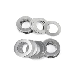 0.1 0.2 ~1mm M2 M3 M4 M5 M6 M7 M8 M9 M10 M12 13 14 to M40 304 Stainless Steel Adjusting Shim Gasket Ultra Thin Plain Flat Washer
