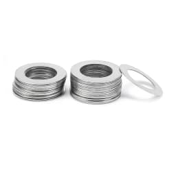 0.1 0.2 ~1mm M2 M3 M4 M5 M6 M7 M8 M9 M10 M12 13 14 to M40 304 Stainless Steel Adjusting Shim Gasket Ultra Thin Plain Flat Washer