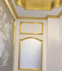 9x9cm 100/500 Sheets Practical K Pure Shiny Gold Leaf for Gilding Funiture Lines Wall Crafts Handicrafts Decoration
