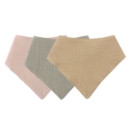 Baby Infant Cotton Bib Newborn Solid Color Triangle Scarf Feeding Saliva Towel Bandana Burp Cloth Boys Girls Gift 3/4/5pcs/Set