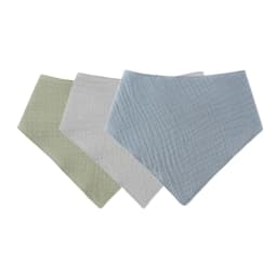 Baby Infant Cotton Bib Newborn Solid Color Triangle Scarf Feeding Saliva Towel Bandana Burp Cloth Boys Girls Gift 3/4/5pcs/Set