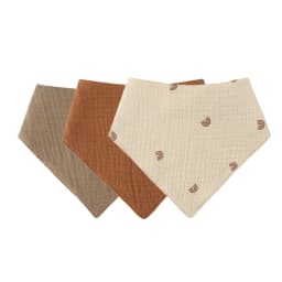 Baby Infant Cotton Bib Newborn Solid Color Triangle Scarf Feeding Saliva Towel Bandana Burp Cloth Boys Girls Gift 3/4/5pcs/Set