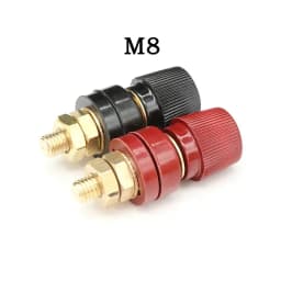 Wire Binding Post Thread Screw M5 M6 M8 M10 Lithium Battery Weld Inverter Clamps Power Supply Connect Terminal Splice Black Red