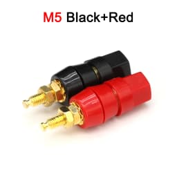 Wire Binding Post Thread Screw M5 M6 M8 M10 Lithium Battery Weld Inverter Clamps Power Supply Connect Terminal Splice Black Red