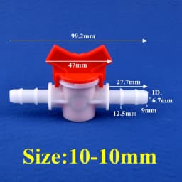 1~50pcs 4~25mm POM Ball Valve Drip Irrigation System Hose Pagoda Joint Aquarium Tank Air Pump Garden Water Connector Pipe Valve