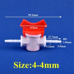 1~50pcs 4~25mm POM Ball Valve Drip Irrigation System Hose Pagoda Joint Aquarium Tank Air Pump Garden Water Connector Pipe Valve