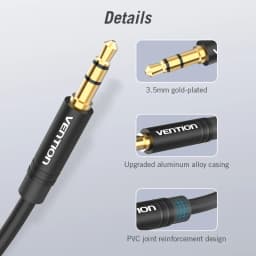 Vention Audio Splitter Jack 3.5 Cable Male to Female Double Jack for Laptop Speaker Headphone Splitter Aux Cable 3 5 Jack Cable