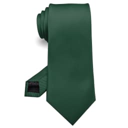 KAMBER Men's Tie Solid Color 8cm Silk Jacquard Necktie Green Red Ties for Men Formal Business Wedding Accessories Drop Shipping