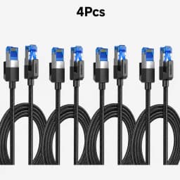 UGREEN Ethernet Cable CAT8 40Gbps Cotton Braided PVC Network Lan Cord for PC Modem Laptop PS 5/4 Router RJ45 Cable Ethernet