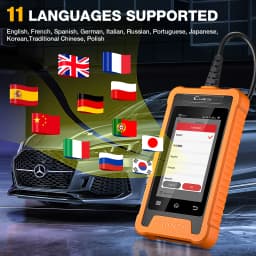 LAUNCH X431 Creader Elite Car Diagnostic Tools Professional Full System TPMS 31+ reset Function Online Coding OBD2 Scanner