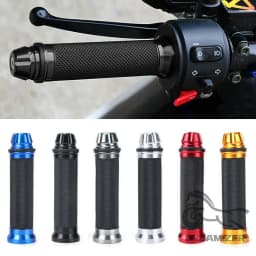 1 Pair Anti-Slip Motorcycle Grips Hand Handlebar Bar Bicycle Rubber Motorcycle Mountain Cycle Handle Handlebar Bar Grips
