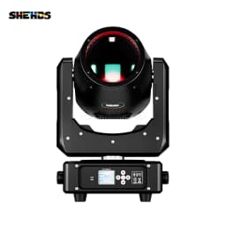 New Arrival SHEHDS 2PCS Bulb MINI 230W 7R Beam Moving Head Lighting with Flight Case Rainbow Wedding Nightclub Theater Disco