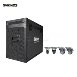 New Arrival SHEHDS 2PCS Bulb MINI 230W 7R Beam Moving Head Lighting with Flight Case Rainbow Wedding Nightclub Theater Disco