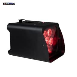 SHEHDS Wireless Remote Control Wifi APP Smart LED Par 6x18W 6in1 RGBAW+UV Battery Lighting Flight Case For Party DJ Disco
