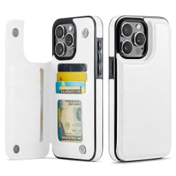 Wallet Card Holder Case for iPhone 16 15 14 13 12 11 Pro Max XS XR Leather Cover