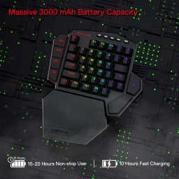 Redragon K585 PRO Wireless 42 Keys Hot-Swappable 3-Mode One-Handed Mechanical Gaming Wrist Support Keyboard