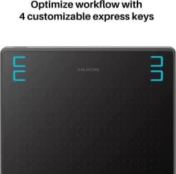 HUION HS64 6x4 Inches Graphic Drawing Tablets Phone Tablet Painting Tools with Battery-Free Stylus for Android Windows and MacOS