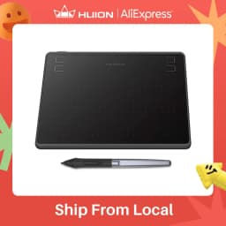 HUION HS64 6x4 Inches Graphic Drawing Tablets Phone Tablet Painting Tools with Battery-Free Stylus for Android Windows and MacOS