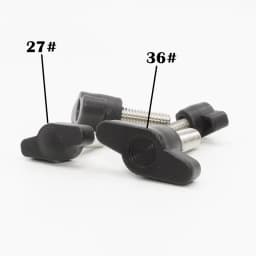 T-Handle Screw 2/4pcs M4 M5 M6 M8 304 Stainless Steel Plum Bakelite Hand Tighten Screw / Butterfly Plastic Head Hand Knob Screw