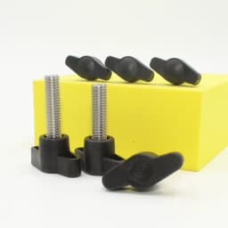 T-Handle Screw 2/4pcs M4 M5 M6 M8 304 Stainless Steel Plum Bakelite Hand Tighten Screw / Butterfly Plastic Head Hand Knob Screw