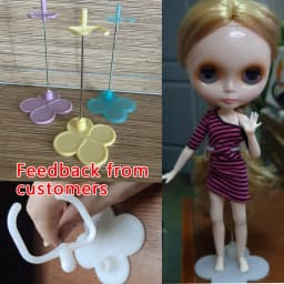 17.5cm Blyth Doll Stand For Doll Joint Body Doll Stand Holder Support Bracket Normal Doll Stuffed Toys Accessories 5 Color