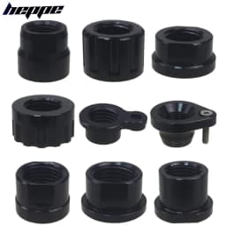 Bicycle Thru Axle Nut M12 M14 M15 Thread Axle Nuts Bike Hub Tube Shaft Skewer Cap for 1.0/1.25/1.5/1.75mm Thread pitch Thru Axle