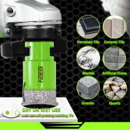 FACHLICH 1/2pcs Drilling Bits Core Bit Dia6-150mm Ceramic Tile Granite Marble Stone M14 Thread Dry Drilling Cutter Hole Saw