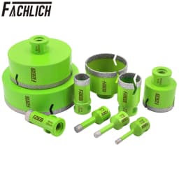 FACHLICH 1/2pcs Drilling Bits Core Bit Dia6-150mm Ceramic Tile Granite Marble Stone M14 Thread Dry Drilling Cutter Hole Saw
