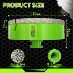 FACHLICH 1/2pcs Drilling Bits Core Bit Dia6-150mm Ceramic Tile Granite Marble Stone M14 Thread Dry Drilling Cutter Hole Saw