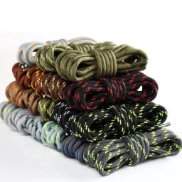 1Pair Round Shoelaces Outdoor Hiking Sports Shoe Laces Kids Sneakers Shoe Lace Length 100/120/140/160CM Lacets Baskets 19 Colors