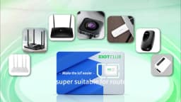 EIOTCLUB International Data SIM Card - 1GB 30DAY, High Speed 5G/4G LTE Coverage, Global Coverage 200+ Countries, No Contract Fee