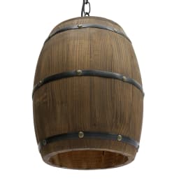 Retro Wood Wine Barrel Pendant Light,Industrial Ceiling Lamp ,Vintage Chandelier Light Fixtures for Bar Cafe Home Restaurant
