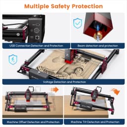 AlgoLaser DIY KIT MINI 5W Laser Cutter for Personalized Gifts High Accuracy Laser Engraving Machine Desktop DIY CNC Machine Tool