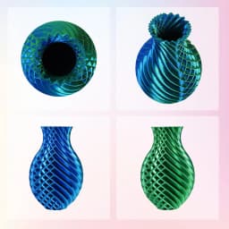 ERYONE Promotion New Dual Color Filament Matte Silk PLA For FDM 3D Printer Color Changing 1.75mm ±0.03 Fast delivery